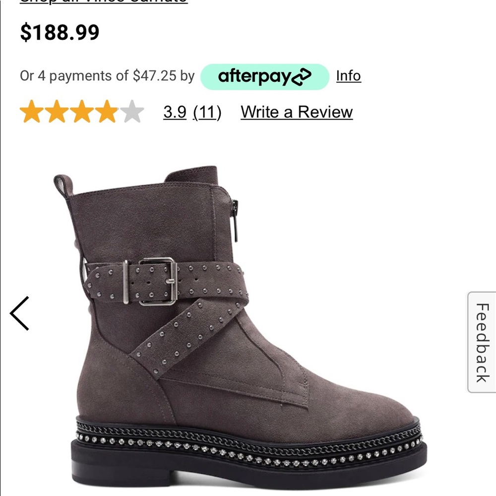 New in box Vince Camuto Blinda bootie in slate